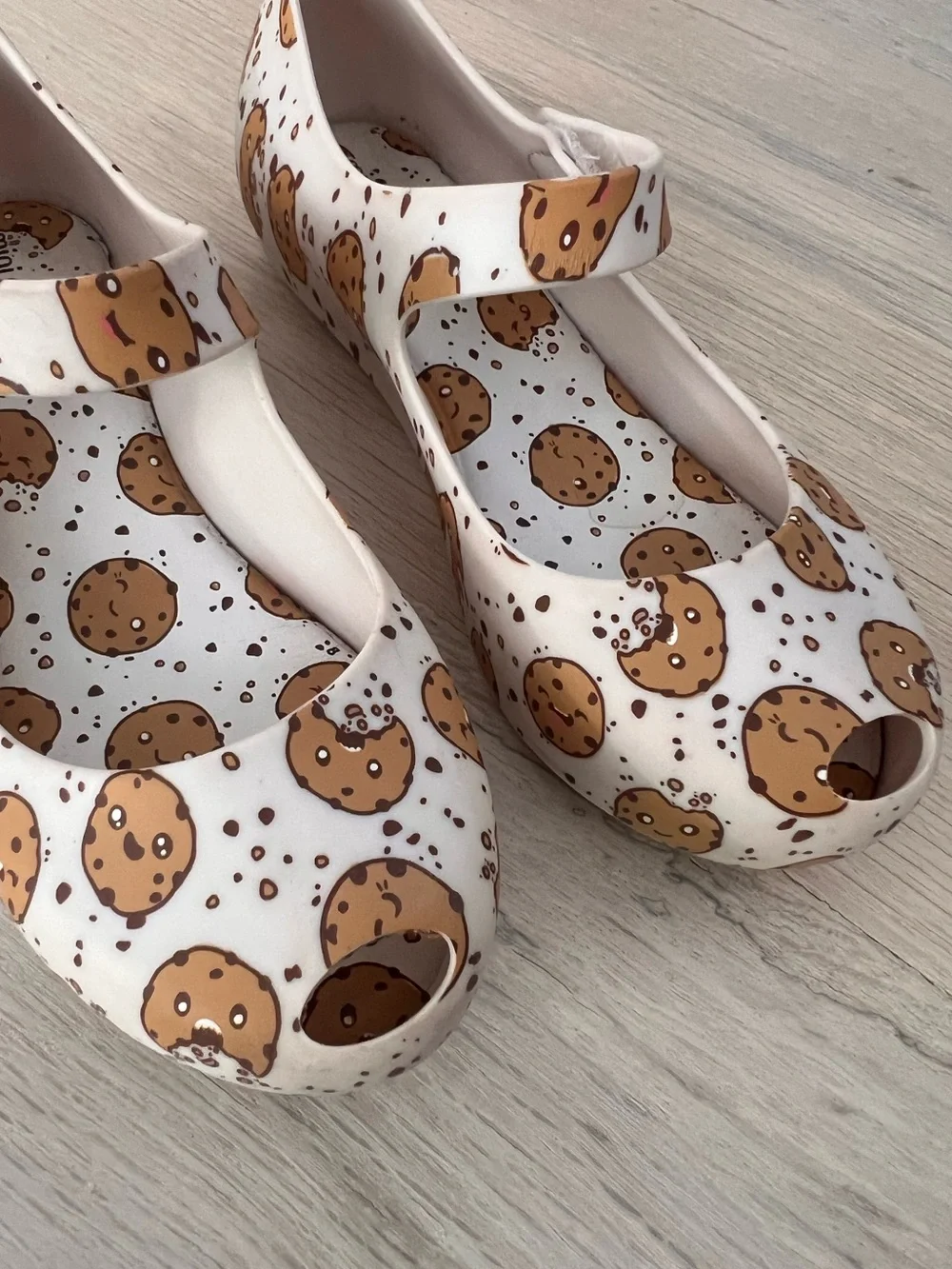 MINI MELISSA Ultragirl Candy Cookie Print Mary Jane Jelly Sandals Size 12